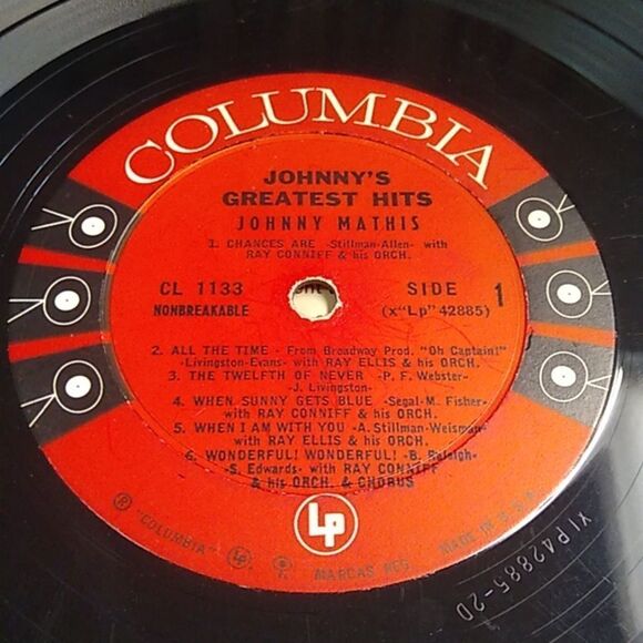 Johnny Mathis Greatest Hits Vinyl Record - Picture 7 of 9